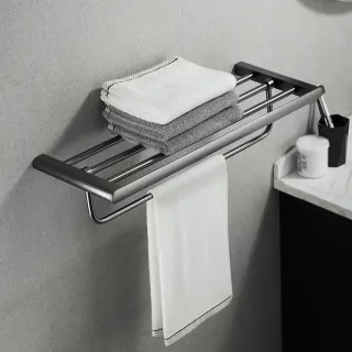 Полка для полотенец Rose RG1708T 60см пепельный